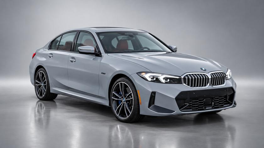Studio presentation of BMW 330